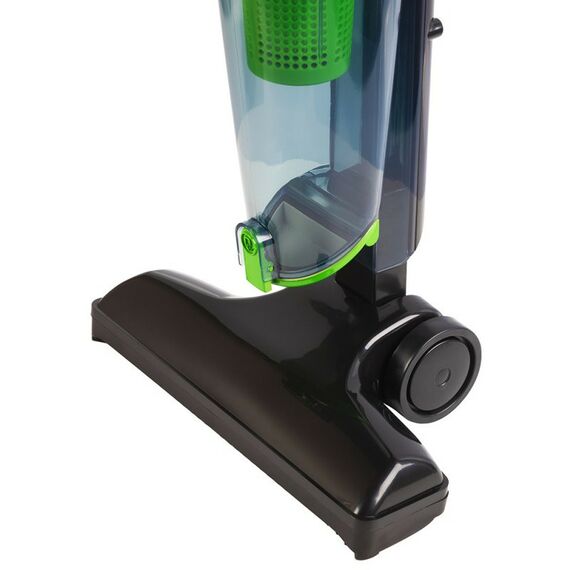 Пылесосы: Пылесос циклон вертикальный Endever SkyClean VC-292 650 Вт / 120 Вт, цвет черный/зеленый, HEPA-фильтр [90027] фотографии