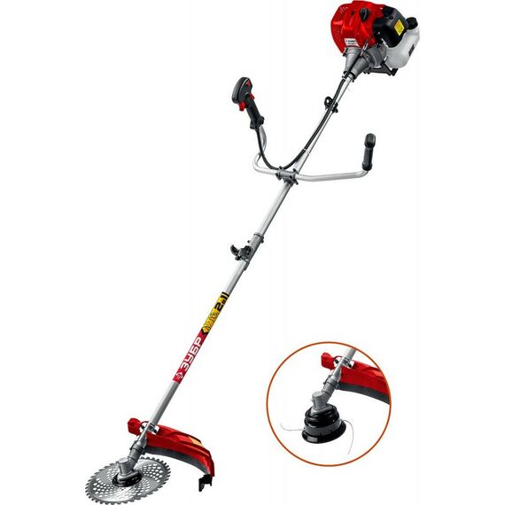 Триммеры: Бензокоса Зубр КРБ-2500-Р 2.5 кВт / 3.3 л.с., 52 см3, разборная штанга фотографии