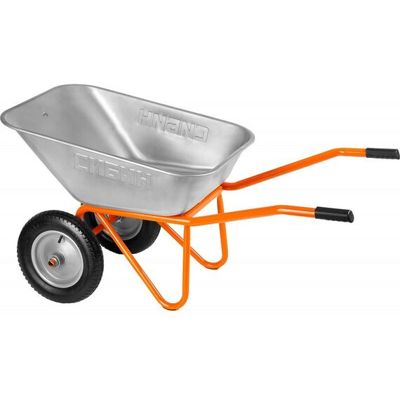 Тачки строительные: Тачка строительная двухколесная СИБИН СТ-22 200кг [39905_z01] фотографии