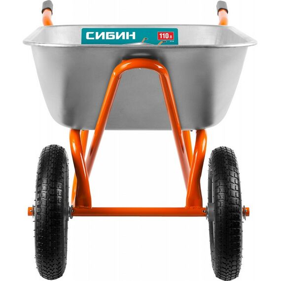 Тачки строительные: Тачка строительная двухколесная СИБИН СТ-22 200кг [39905_z01] фотографии