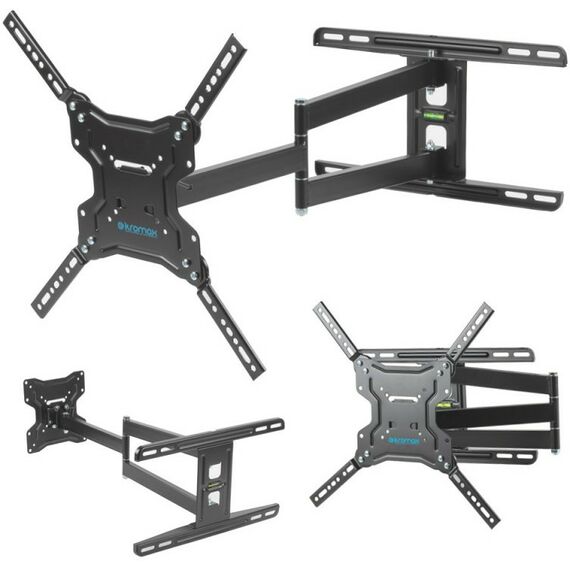Крепеж для аудио-видео техники: Кронштейн настенный для ТВ Kromax DIX-19 Black 22"-65", VESA 400x400 мм [20260] фотографии