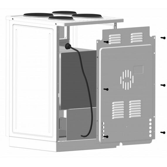 Кухонные плиты: Плита Лысьва ЭПС 402 МС жемчужно-светло-серая [EF4002MK00] фотографии