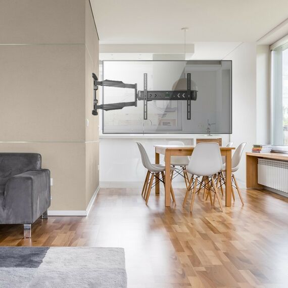 Крепеж для аудио-видео техники: Кронштейн ONKRON NP47 черный 40"-75", VESA: 100x100 - 400x400 мм фотографии