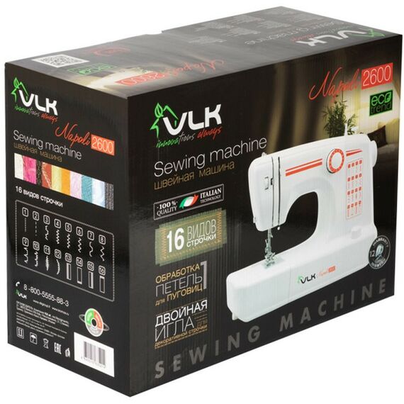 Швейные машинки: Швейная машина VLK Napoli 2600 белый [80188] фотографии