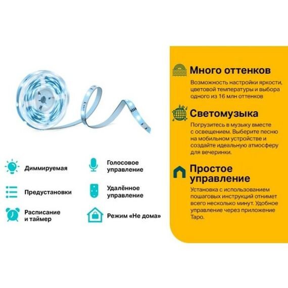 Светодиодные ленты: Лента светодиодная TP-Link Tapo L900-5 [TAPO L900-5] фотографии