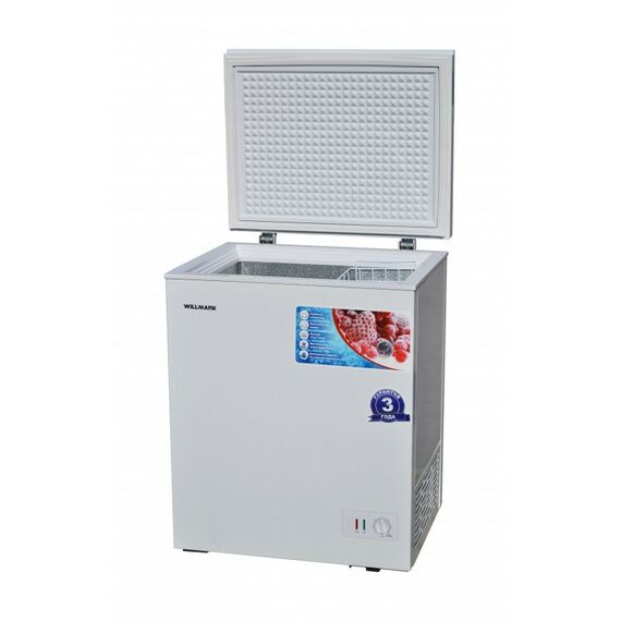 Морозильные камеры: Морозильный ларь WILLMARK CF-170G компрессор TOSHIBA, до -24С, 165л, 1 корз. стеклянная крышка фотографии