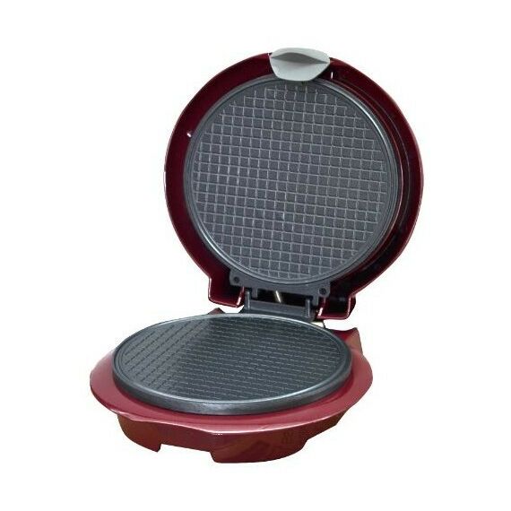 Блинницы, бутербродницы, мороженницы: Вафельница WILLMARK WM-103R красная фотографии