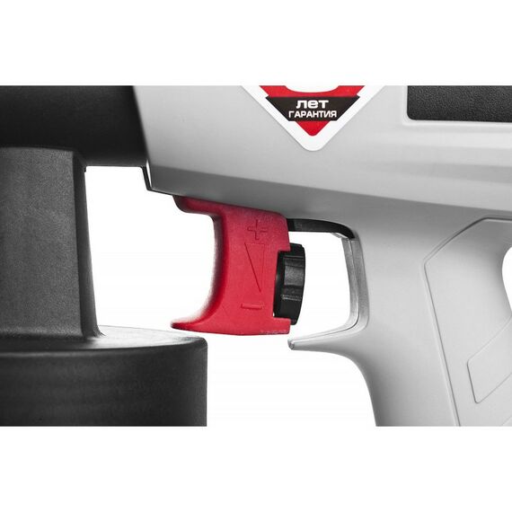 Распылители, краскопульты: Краскопульт (краскораспылитель) электрический Зубр КПЭ-350 HVLP, 0.8л, краскоперенос 0-700мл/мин, вязкость краски 60 DIN/сек, сопло 1.8мм, 350Вт фотографии