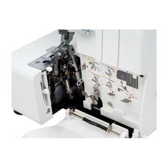 Швейные машинки: Оверлок Necchi 4455D 2, 3, 4-ниточный шов, дифференциальная подача, скорость 1200 стежков/мин фотографии