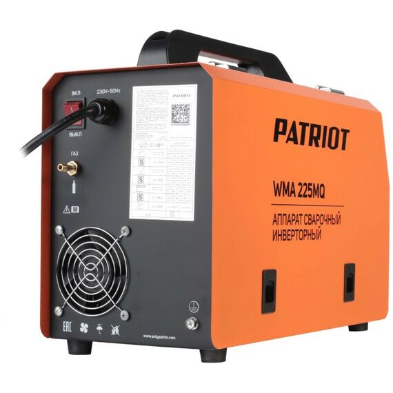 Сварочные аппараты: Полуавтомат сварочный инверторный Patriot WMA 225MQ MIG/MAG/MMA [605301755] фотографии