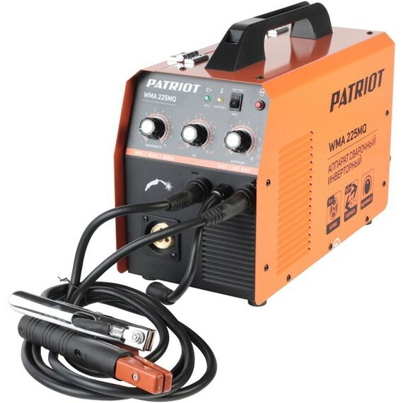 Сварочные аппараты: Полуавтомат сварочный инверторный Patriot WMA 225MQ MIG/MAG/MMA [605301755] фотографии