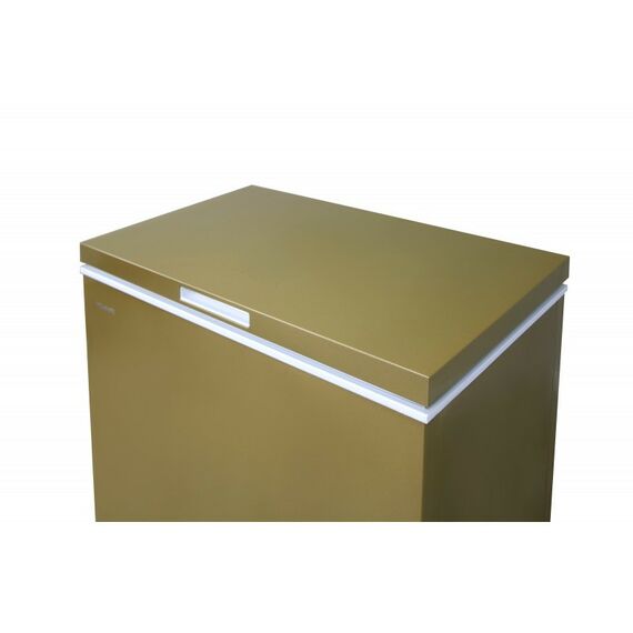 Морозильные камеры: Морозильный ларь WILLMARK CF-170CS золотой фотографии