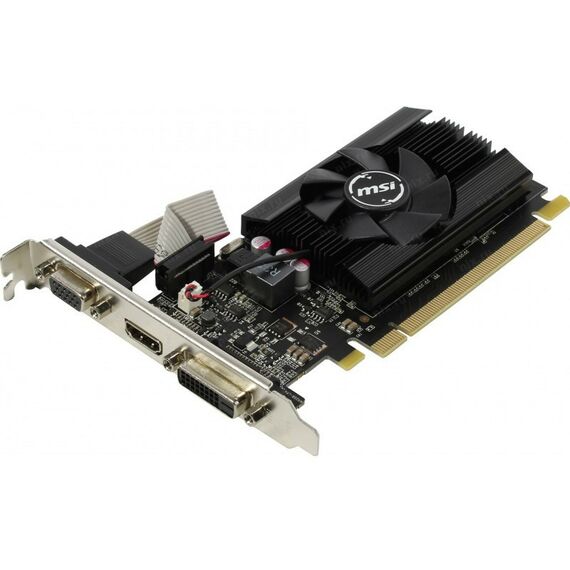 Видеокарты: Видеокарта MSI GeForce GT 730 2Gb <PCI-E> GDDR3 HDMI+DVI-D+D-Sub RTL [N730K-2GD3/LP] фотографии