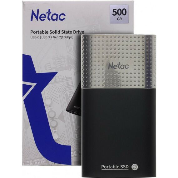 SSD-накопители: SSD-накопитель Netac 500 Gb Z9 USB3.2 [NT01Z9-500G-32BK] фотографии