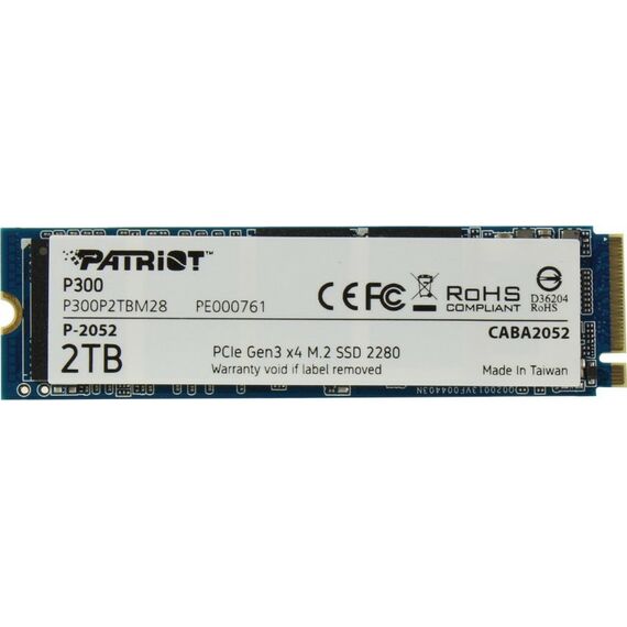 SSD-накопители: SSD-накопитель Patriot 2 Tb P300 M.2 2280 M [P300P2TBM28] фотографии