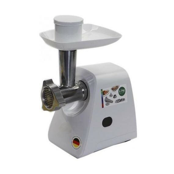 Мясорубки: Мясорубка BOSCH MFW2520W SmartPower, 350/1500 Вт, 2 форм диска, насадка для колбасок и кеббе фотографии