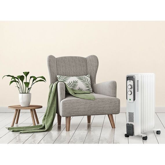 Масляные радиаторы: Радиатор масляный Ballu CUBE BOH/CB-09W 2000 9 секций фотографии