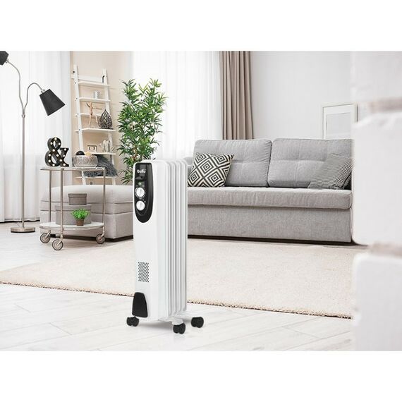 Масляные радиаторы: Масляный радиатор Ballu Classic BOH/CL-05WRN 1000 5 секций фотографии