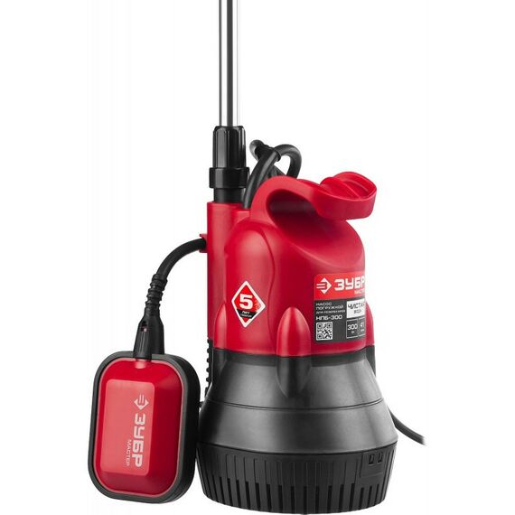 Насосы и насосные станции: Дренажный насос для резервуаров Зубр НПБ-300 300 Вт фотографии