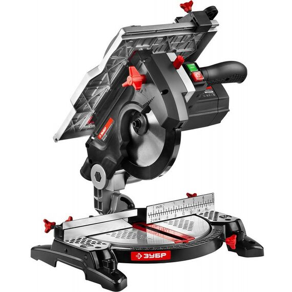 Торцовочные пилы: Пила торцовочная комбинированная Зубр ЗПТК-210-1500 d 210 х 30 мм, 1500 Вт фотографии