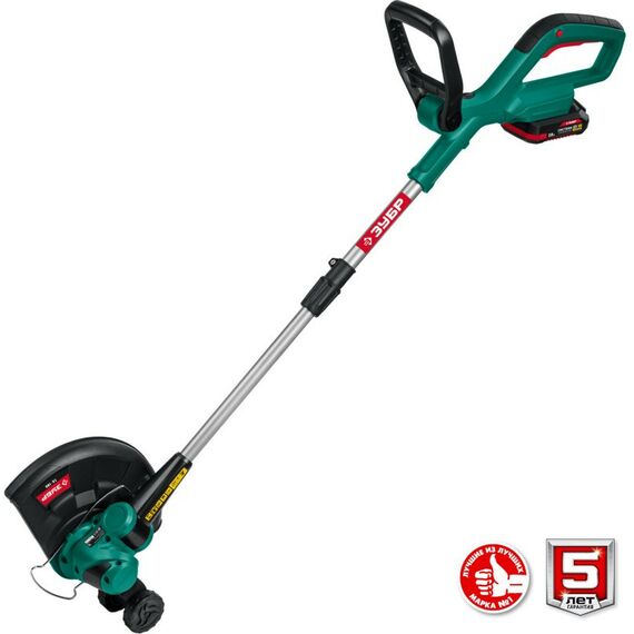 Триммеры: Аккумуляторный триммер Зубр ТА-185-21 18В, 1 АКБ (2Ач) фотографии