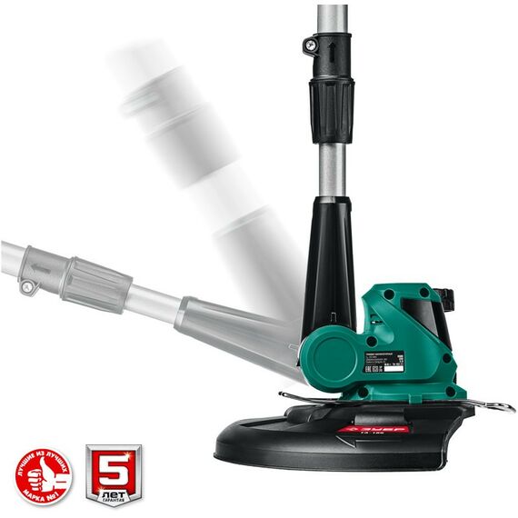 Триммеры: Аккумуляторный триммер Зубр ТА-185 18В, без АКБ фотографии