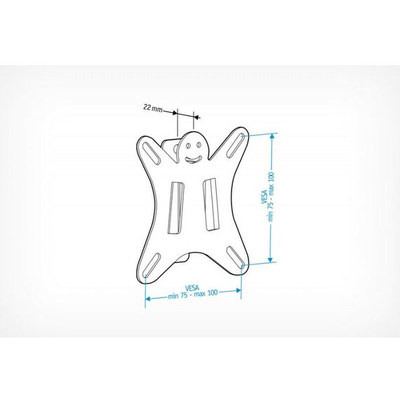 Крепеж для аудио-видео техники: Кронштейн Holder LCDS-5002 металлик фотографии