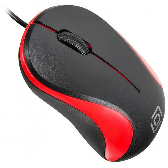 Мыши: Мышь Oklick 115S черный/красный оптическая 1000dpi USB для ноутбука 2but [711637] фотографии