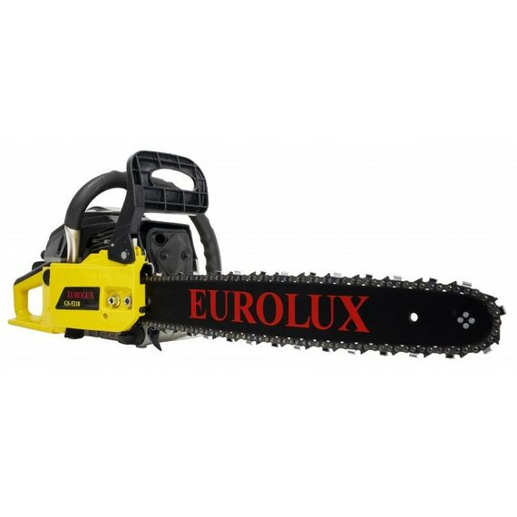 Бензопилы: Бензопила Eurolux GS-5218 3.8 л.с., шина 45 см, толщина звена 1.5 мм, шаг цепи 0.325", система гашения вибрации, тормоз цепи, автоматическая смазка цепи фотографии