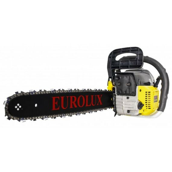 Бензопилы: Бензопила Eurolux GS-5218 3.8 л.с., шина 45 см, толщина звена 1.5 мм, шаг цепи 0.325", система гашения вибрации, тормоз цепи, автоматическая смазка цепи фотографии