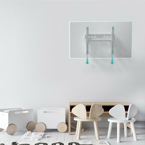 Крепеж для аудио-видео техники: Кронштейн ONKRON TM5 белый фотографии