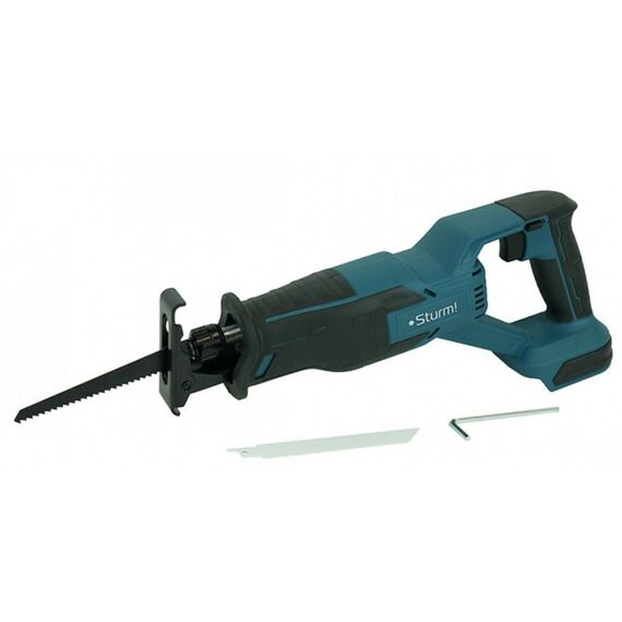 Сабельные пилы: Пила сабельная аккумуляторная б/щ Sturm! CRS1801BL 18 В, 1BatterySystem, рез 115 мм, без АКБ и ЗУ фотографии