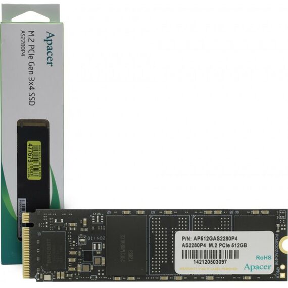 SSD-накопители: Накопитель Apacer 512 Gb AS2280P4 M.2 2280 M [AP512GAS2280P4-1] фотографии