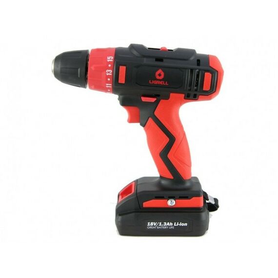 Дрели и шуруповерты: Шуруповерт аккумуляторный LIGRELL 80196L 18В, 0-350/0-1250 об/мин фотографии