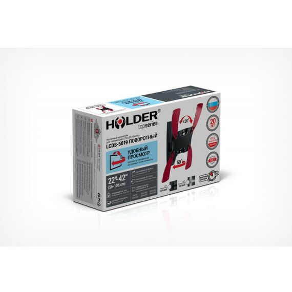 Крепеж для аудио-видео техники: Кронштейн Holder LCDS-5019 белый фотографии