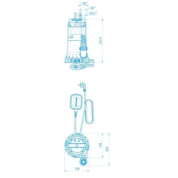 Насосы и насосные станции: Насос погружной Джилекс Дренажник 220/12 [5101] фотографии
