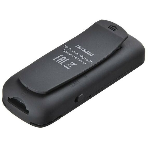 MP3-плееры: Проигрыватель Digma R3-8GB Black MP3  Player, FM Tuner, 8Gb, MicroSD, LCD 0.8", диктофон, USB, Li-Pol фотографии