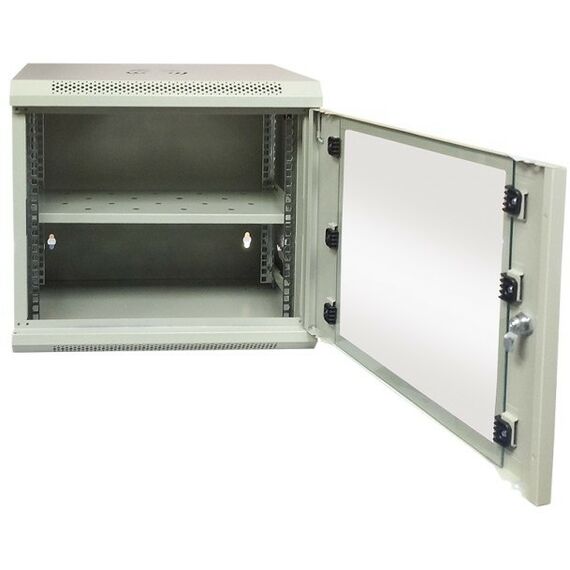 Шкафы и стойки: Шкаф монтажный ST ST-NC9U01 (серый) с полкой 450 х 400 х 530 мм фотографии