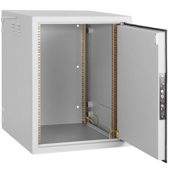 Шкафы и стойки: Настенный антивандальный шкаф TLK TWS-156065-M-GY 19", 15U, Ш600хВ747хГ650мм, серый фотографии