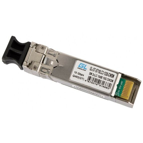 Медиаконвертеры и модули: Модуль Gigalink GL-OT-ST10LC2-1550-CWDM SFP+ CWDM, 10Гбит/c, два волокна, SM, 2xLC, 1550нм, 10dB фотографии