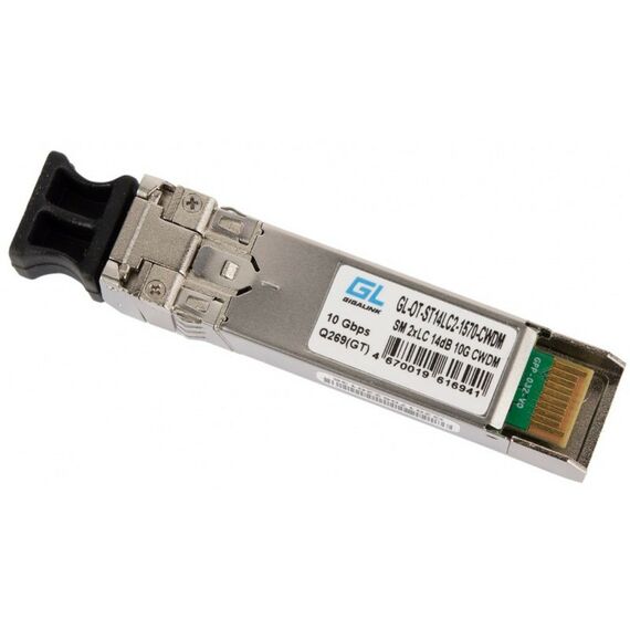 Медиаконвертеры и модули: Модуль Gigalink GL-OT-ST14LC2-1430-CWDM SFP+ CWDM, 10Гбит/c, два волокна, SM, 2xLC, 1430нм, 14dB фотографии