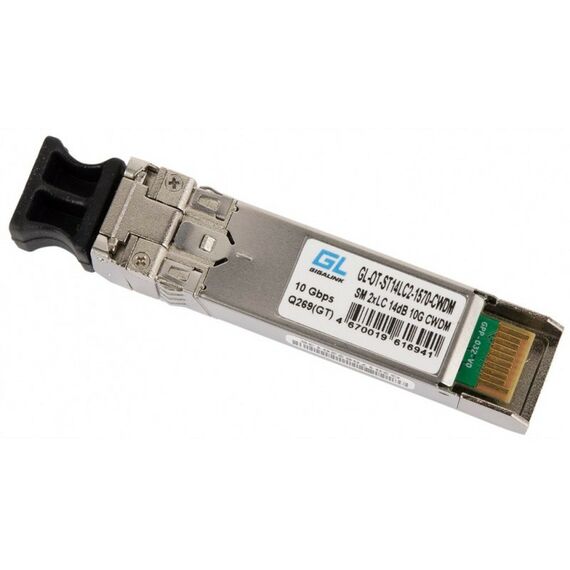 Медиаконвертеры и модули: Модуль Gigalink GL-OT-ST14LC2-1570-CWDM SFP+ CWDM, 10Гбит/c, два волокна, SM, 2xLC, 1570нм, 14dB фотографии