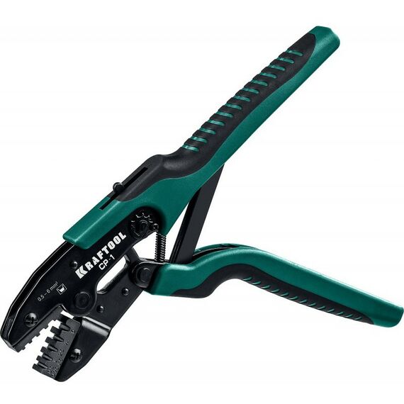 Электромонтажный инструмент: Пресс-клещи KRAFTOOL CP-1 для втулочных наконечников 0.5 - 6 мм.кв [45461-1] фотографии