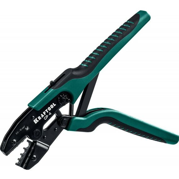 Электромонтажный инструмент: Пресс-клещи для медных наконечников и гильз KRAFTOOL CP-4 0.5 - 10 мм.кв [45461-4] фотографии