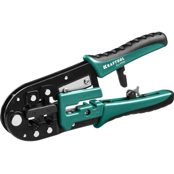 Монтажное оборудование: Кримпер универсальный KRAFTOOL RJ-Pro RJ45, RJ11/RJ12 [22698] фотографии