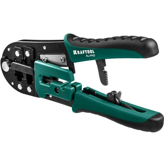 Монтажное оборудование: Кримпер универсальный KRAFTOOL RJ-Pro RJ45, RJ11/RJ12 [22698] фотографии