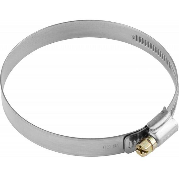 Хомуты металлические: Хомуты НХ-12Н Зубр 40-60 мм Профессионал нерж. сталь, накатная лента 12 мм, 100 шт [37822-40-60-100] фотографии