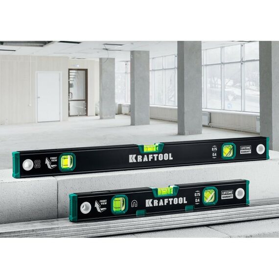 Строительные уровни: Магнитный уровень с зеркальным глазком KRAFTOOL 2000 мм [34785-200] фотографии
