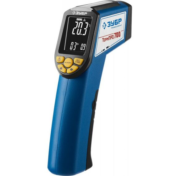 Пирометры (термометры): Пирометр инфракрасный Зубр Профессионал ТермПро-700 -50°С +650°С [45721-650] фотографии