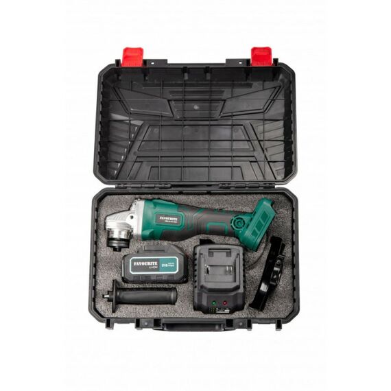 Угловые шлифмашинки (болгарки): Угловая шлифовальная машина аккумуляторная Favourite OBS 21 FG 125C 21В, 2/4Ач, бесщеточная фотографии